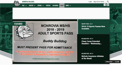 Desktop Screenshot of monroviasports.com